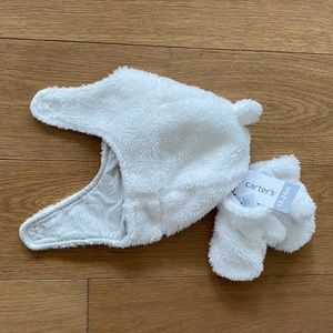 Carters | NWT | Fleece Hat and Mittens | 12-24 mo